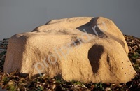 Камень укрытие "Топас малый" Ø 140*130/50 см коричневый, рабочий размер Ø 110*110/20 см