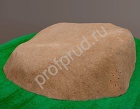 Камень укрытие "Топас средний" 130*170/50 см коричневый, рабочий размер 120*110/20 см