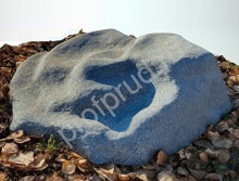 Камень укрытие Ø 75/30 см серый, рабочий размер Ø 70/5 см