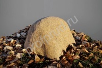 Камень укрытие  Ø 30/30 см коричневый, рабочий размер Ø 25/10 см